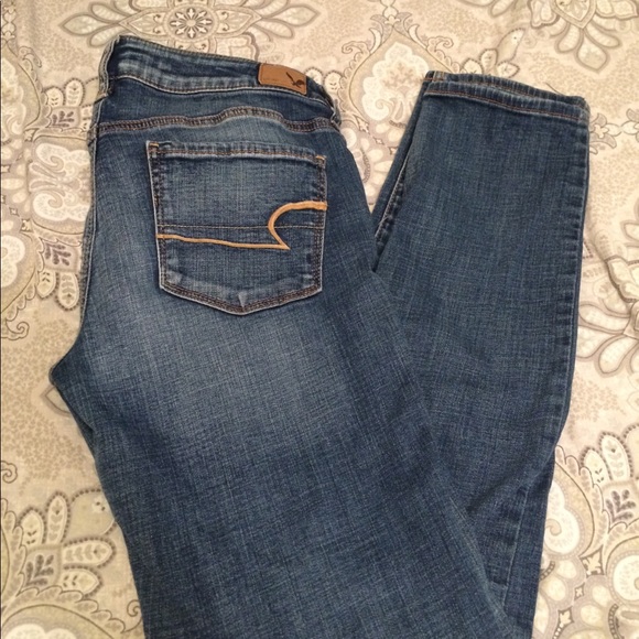 American Eagle Outfitters Denim - American Eagle flat front skinny jeans size 8